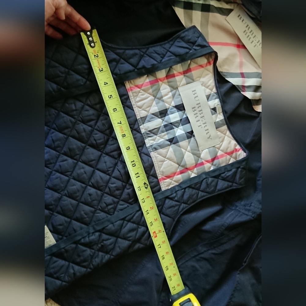 Burberry signature Utility jacket/raincoat w/detachable quilted vest size XS - Picture 7 of 16